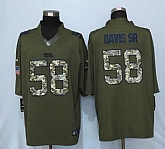Nike Limited Carolina Panthers #58 Davis sr Green Salute To Service Jersey,baseball caps,new era cap wholesale,wholesale hats